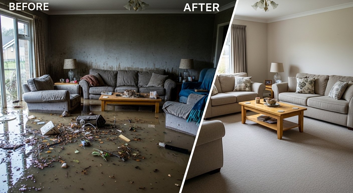 Pipe Burst Water Damage photo