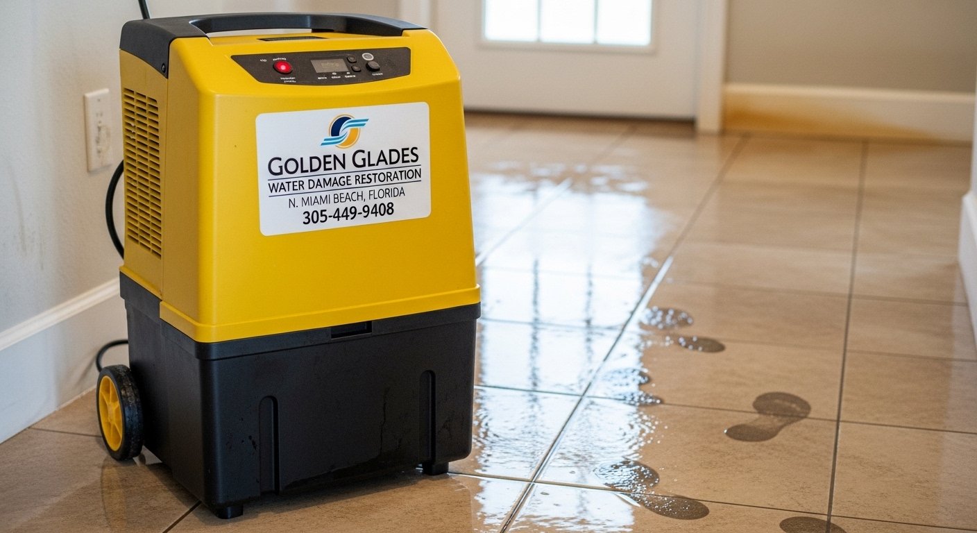 Storm Damage Restoration in North Miami Beach, FL equipment setup