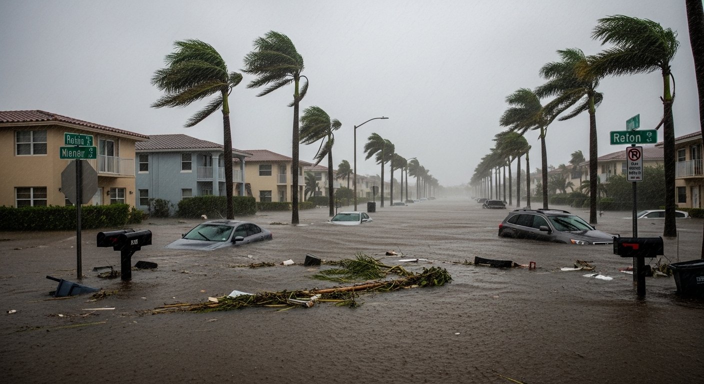 House Flooded After Storm photo