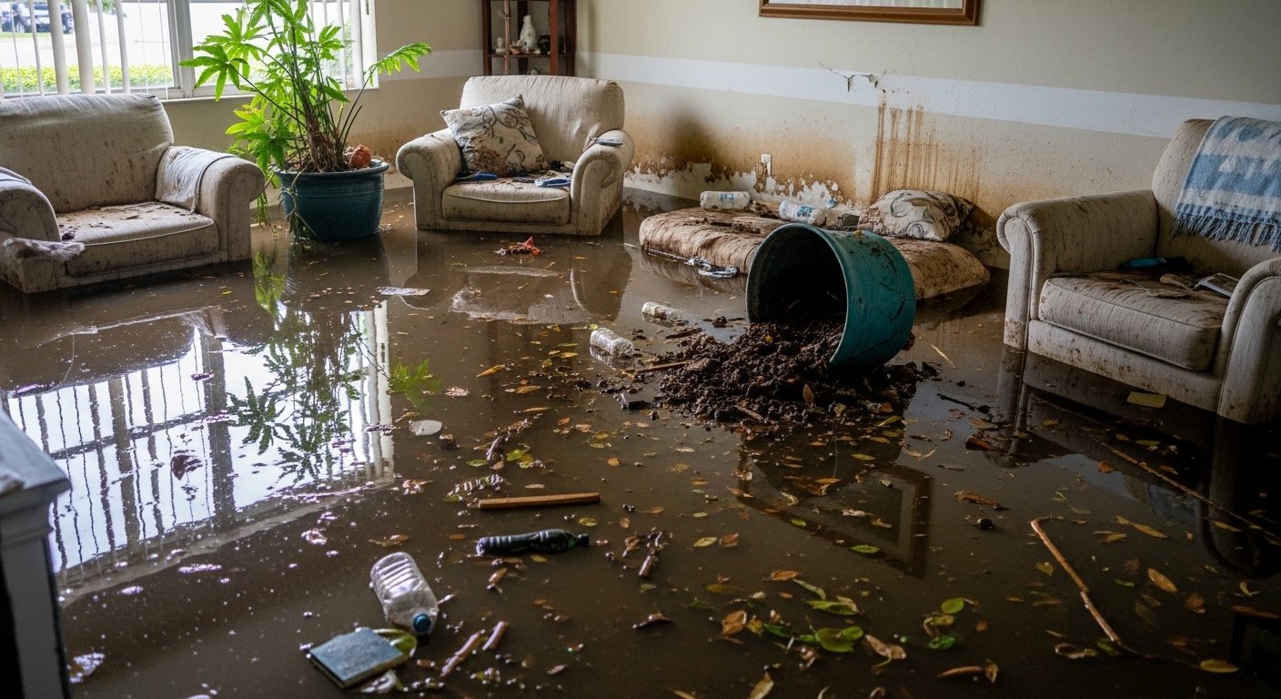 Emergency Sewage Cleanup After Storm emergency damage